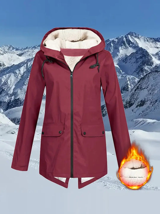 R&B | Wasserdichte Jacke mit Kordelzug