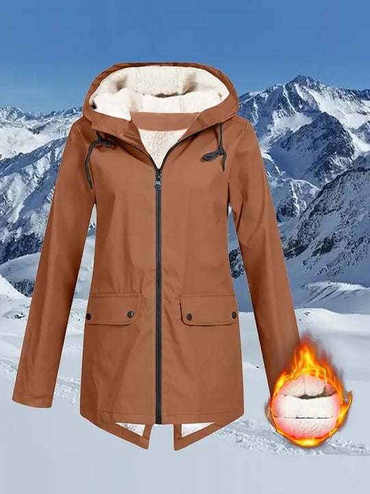 R&B | Wasserdichte Jacke mit Kordelzug