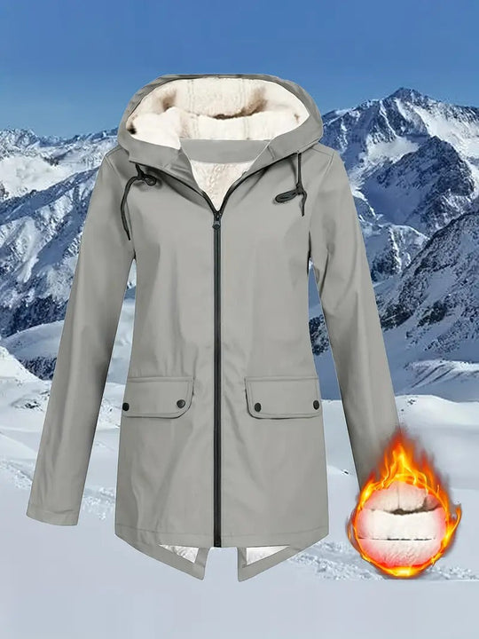 R&B | Wasserdichte Jacke mit Kordelzug