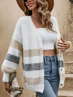 R&B | Lässiger Langarm Strickpullover