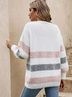 R&B | Lässiger Langarm Strickpullover
