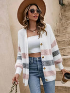 R&B | Lässiger Langarm Strickpullover