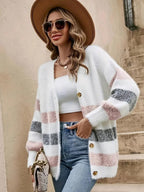 R&B | Lässiger Langarm Strickpullover