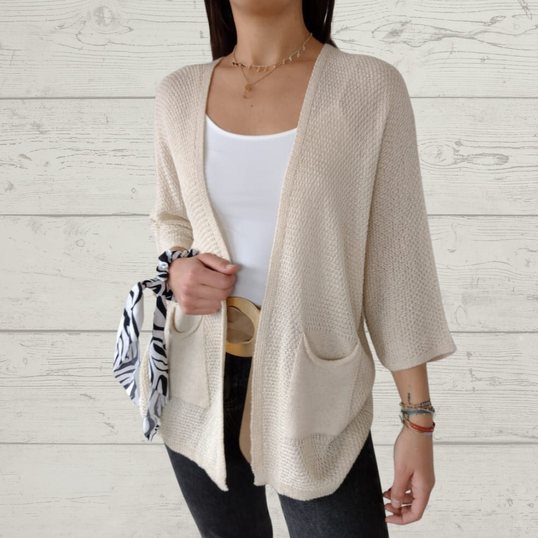 R&B | Lässige Strickjacke mit Stylischen Taschen