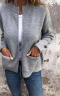 R&B | Rundhalsjacke Im Raffinierten Stil