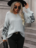R&B | Vintage Boho Strickpullover Ideal für den Winter