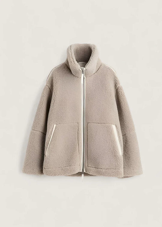 R&B | Fleecejacke Creme