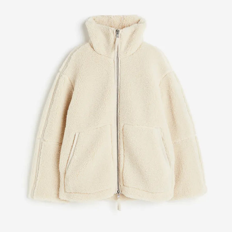 R&B | Teddy Fleece Jacke Polyester Warm, Bequem