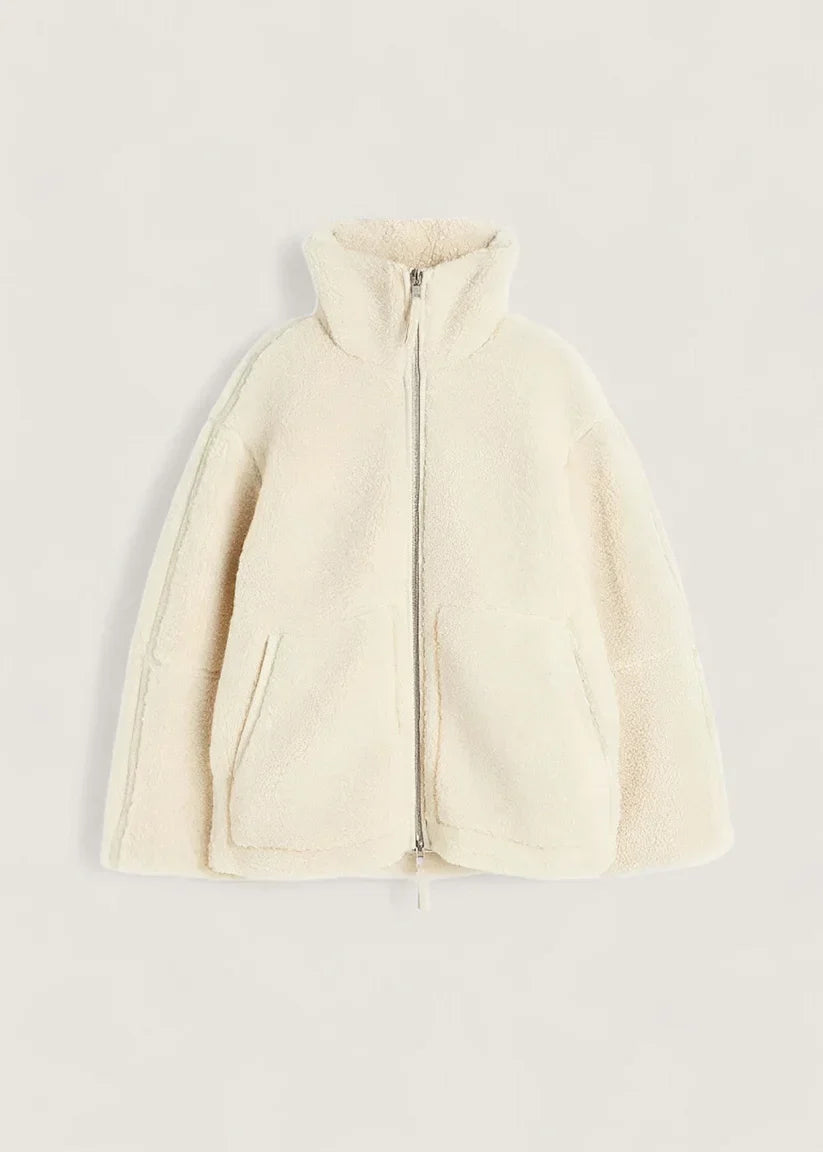 R&B | Fleecejacke Creme