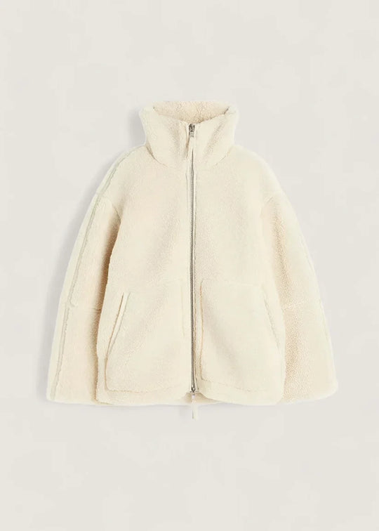 R&B | Fleecejacke Creme