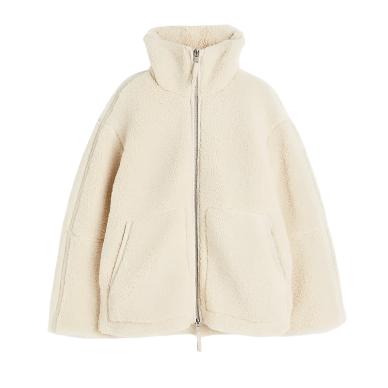 R&B | Warme Teddy Fleece Damenjacke