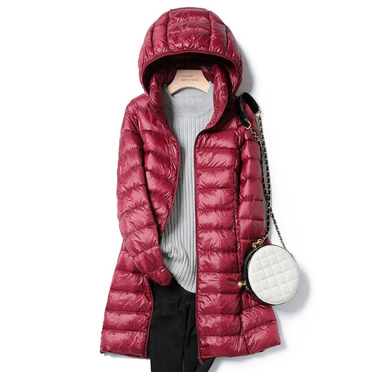 R&B | Damen Ultraleichte Winterjacke Mit Abnehmbarem Kapuzen