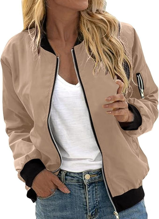 R&B | Bomberjacke mit Blumenmuster für Damen