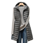 R&B | Modische Gesteppte Jacke mit Kapuze