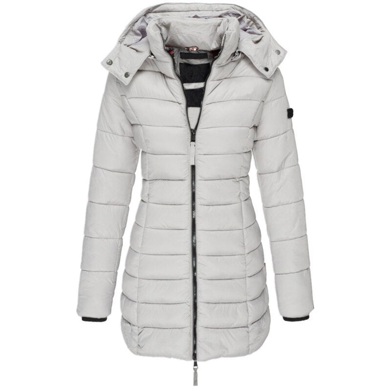 R&B | Winterjacke mit Abnehmbarer Kapuze Leichtgewichtiges Polyester Warm und Komfortabel