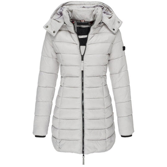 R&B | Winterjacke mit Abnehmbarer Kapuze Leichtgewichtiges Polyester Warm und Komfortabel