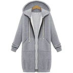 R&B | Lange Kapuzenjacke