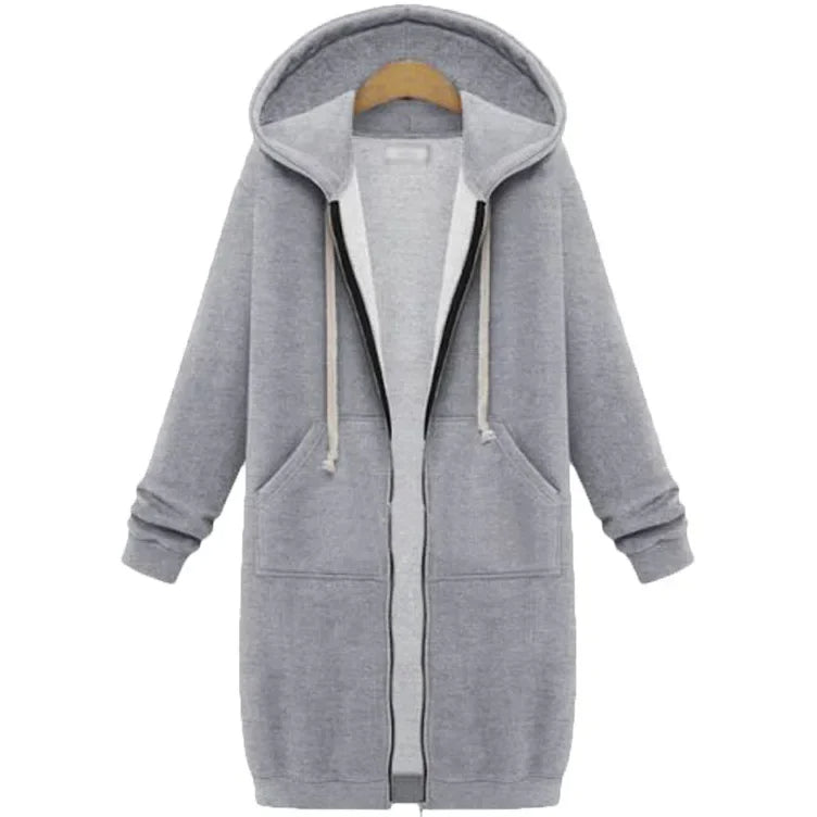 R&B | Lange Kapuzenjacke
