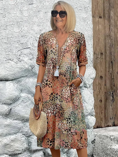 R&B | Vibrant Midi-Kleid
