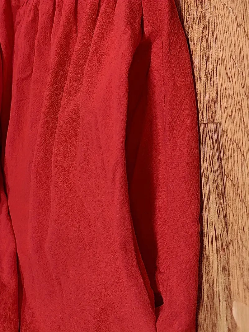 R&B | Raffinierte Leinen Sommerkleid mit Praktischen Taschen