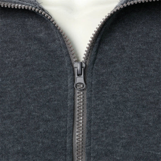 R&B | Klassisches Sweatshirt mit Reißverschluss Baumwollmischung Komfort und Stil