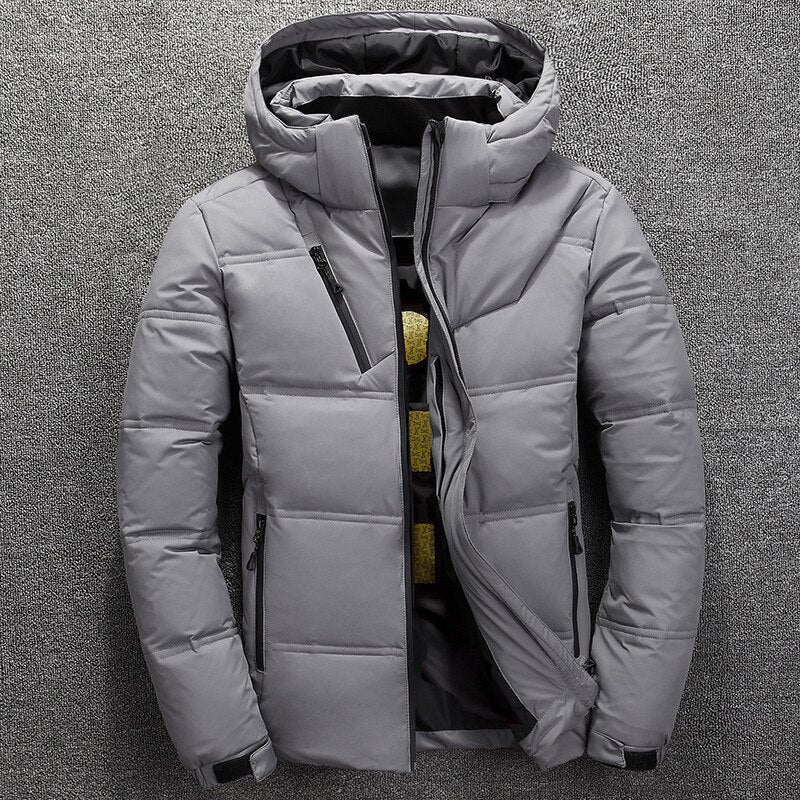 Extra Warme Abnehmbare Winterjacke mit Kapuze