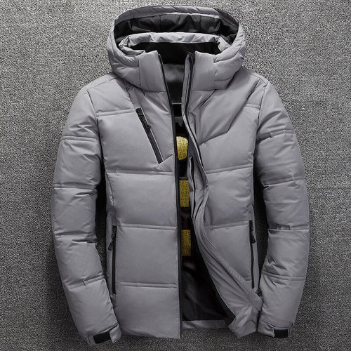 Extra Warme Abnehmbare Winterjacke mit Kapuze