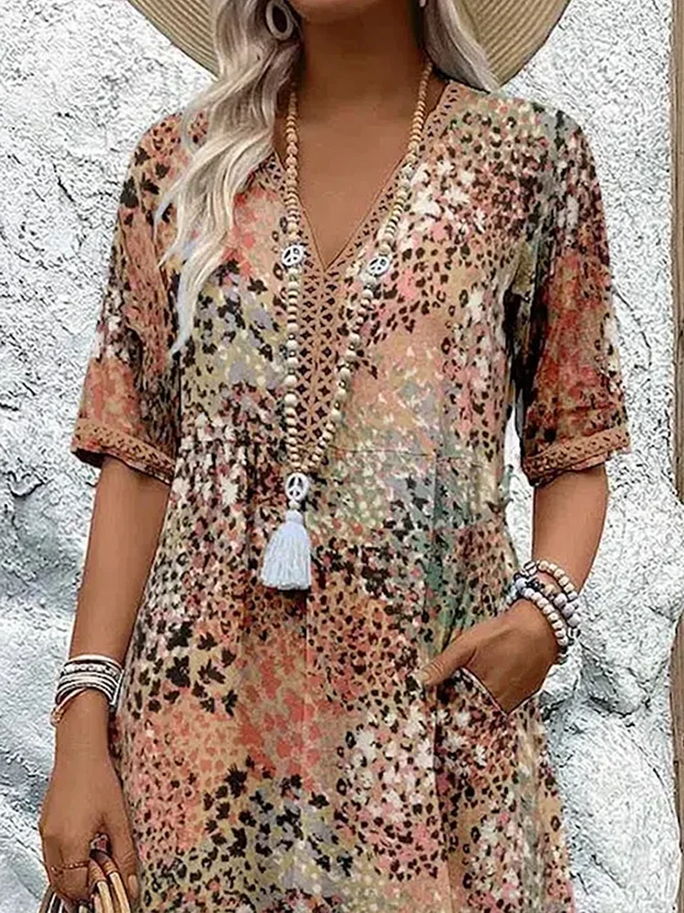 R&B | Vibrant Midi-Kleid