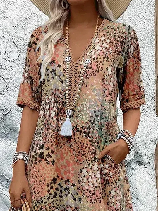 R&B | Vibrant Midi-Kleid