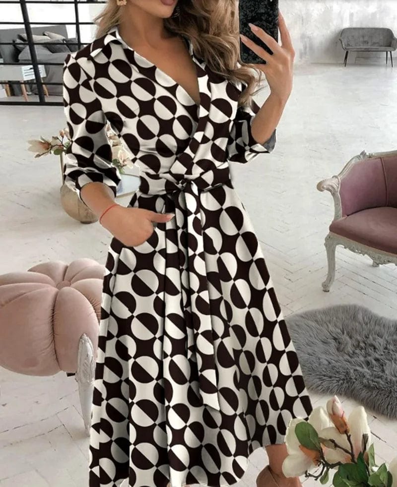 R&B | Midi Kleid Elegantes Design Formelle & Abendmode