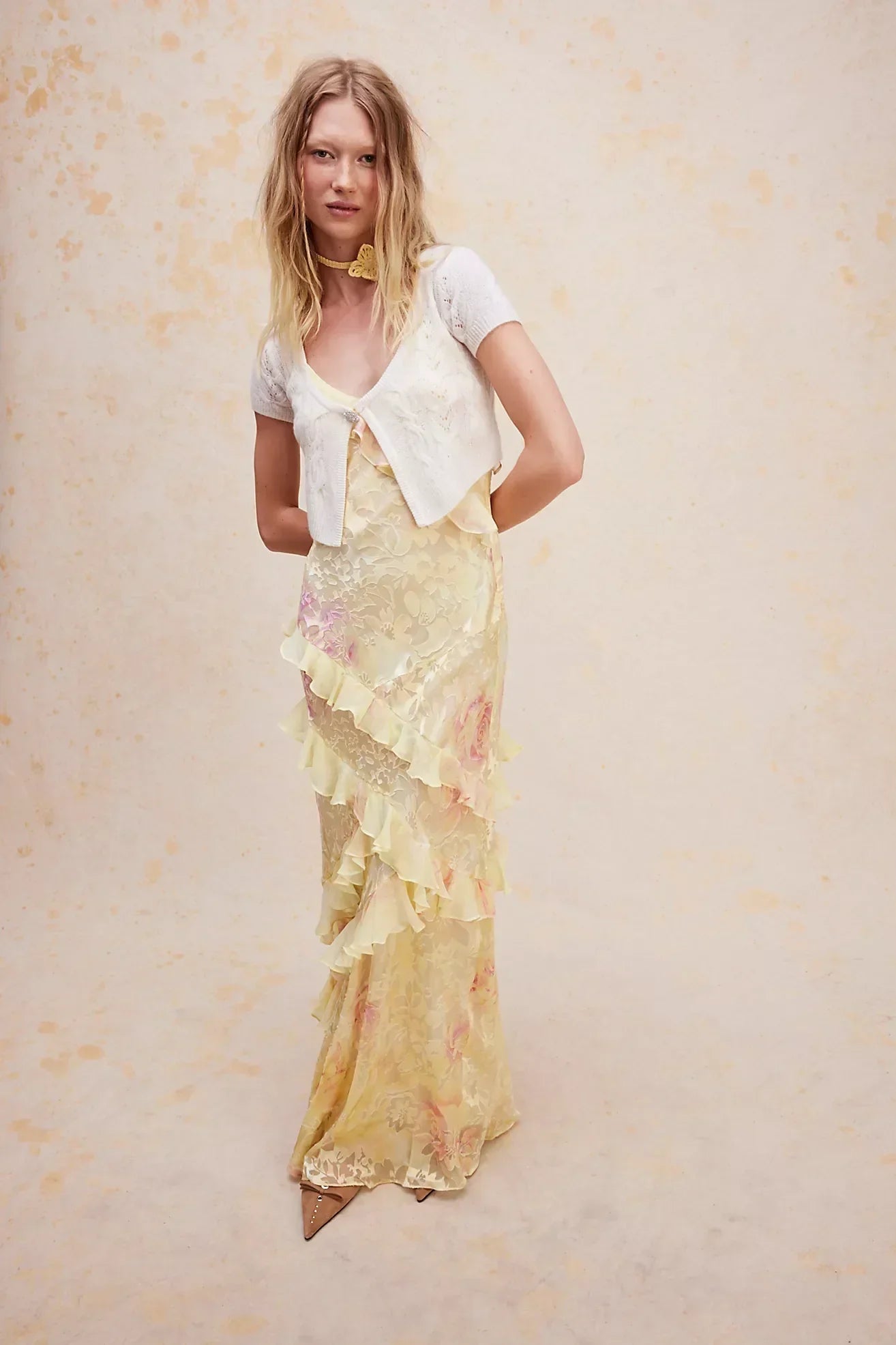 R&B | Ärmelloses Langes Kleid