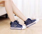 Trendige High Denim Damensneaker – Selina R&B