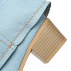 R&B | Denim Cowboystiefel Lässig