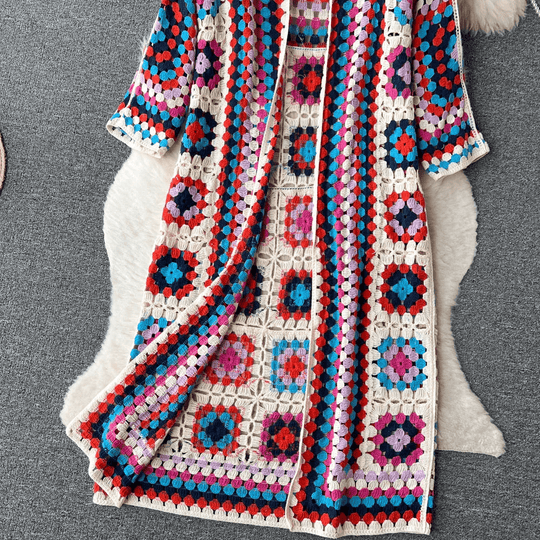 R&B | Langer Cardigan Chic Moderner Stil Ideal für den Frühling