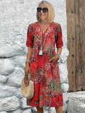 R&B | Vibrant Midi-Kleid