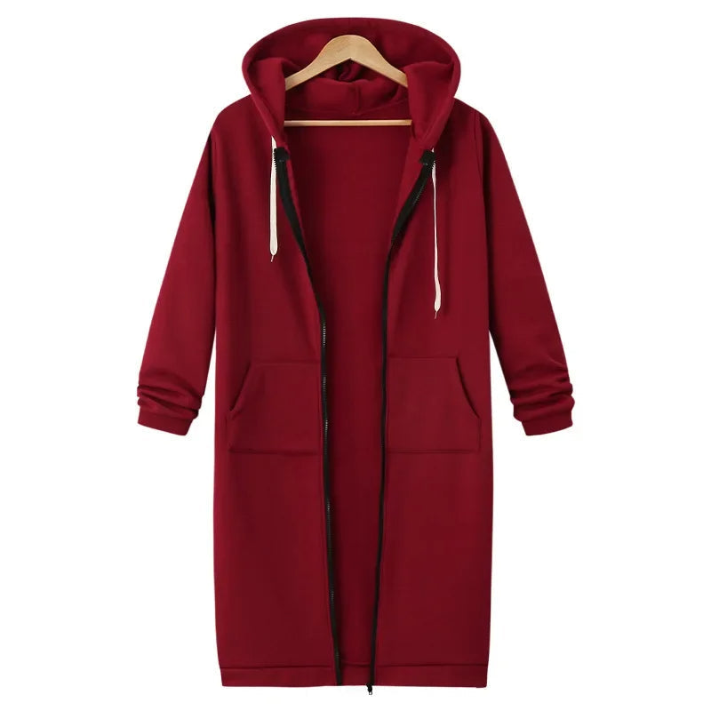 R&B | Lange Kapuzenjacke
