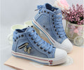 Trendige High Denim Damensneaker – Selina R&B
