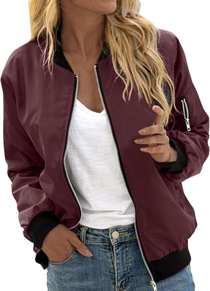 R&B | Bomberjacke mit Blumenmuster für Damen