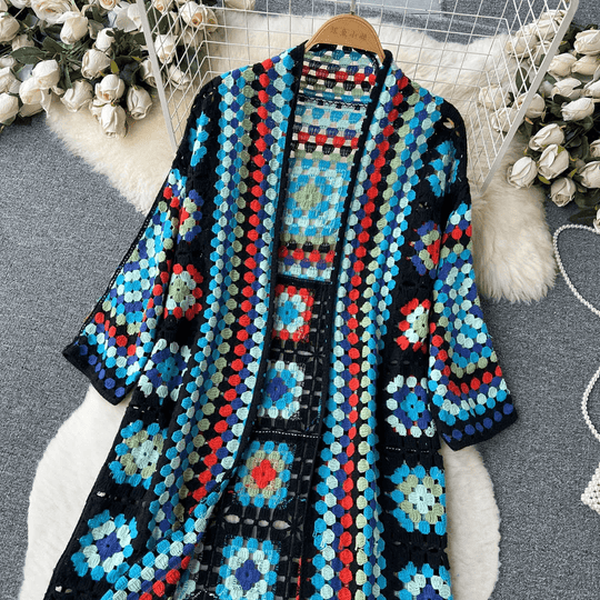 R&B | Langer Cardigan Chic Moderner Stil Ideal für den Frühling