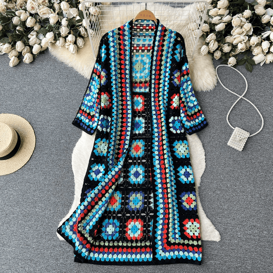 R&B | Langer Cardigan Chic Moderner Stil Ideal für den Frühling