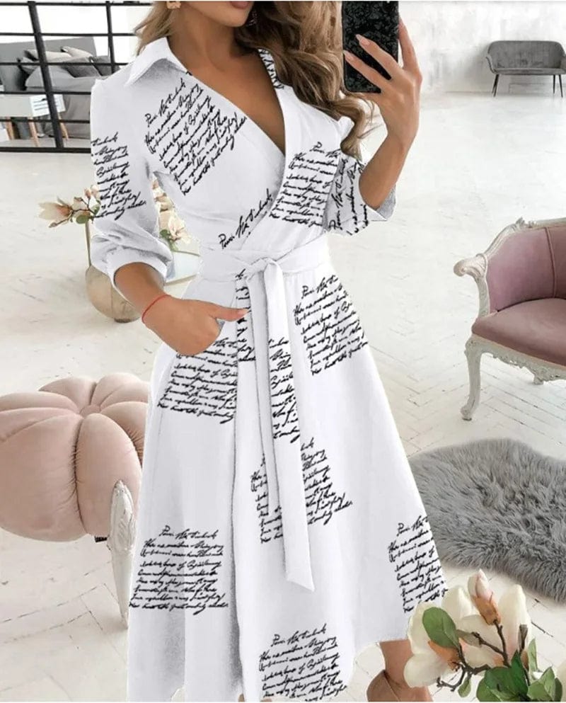 R&B | Midi Kleid Elegantes Design Formelle & Abendmode