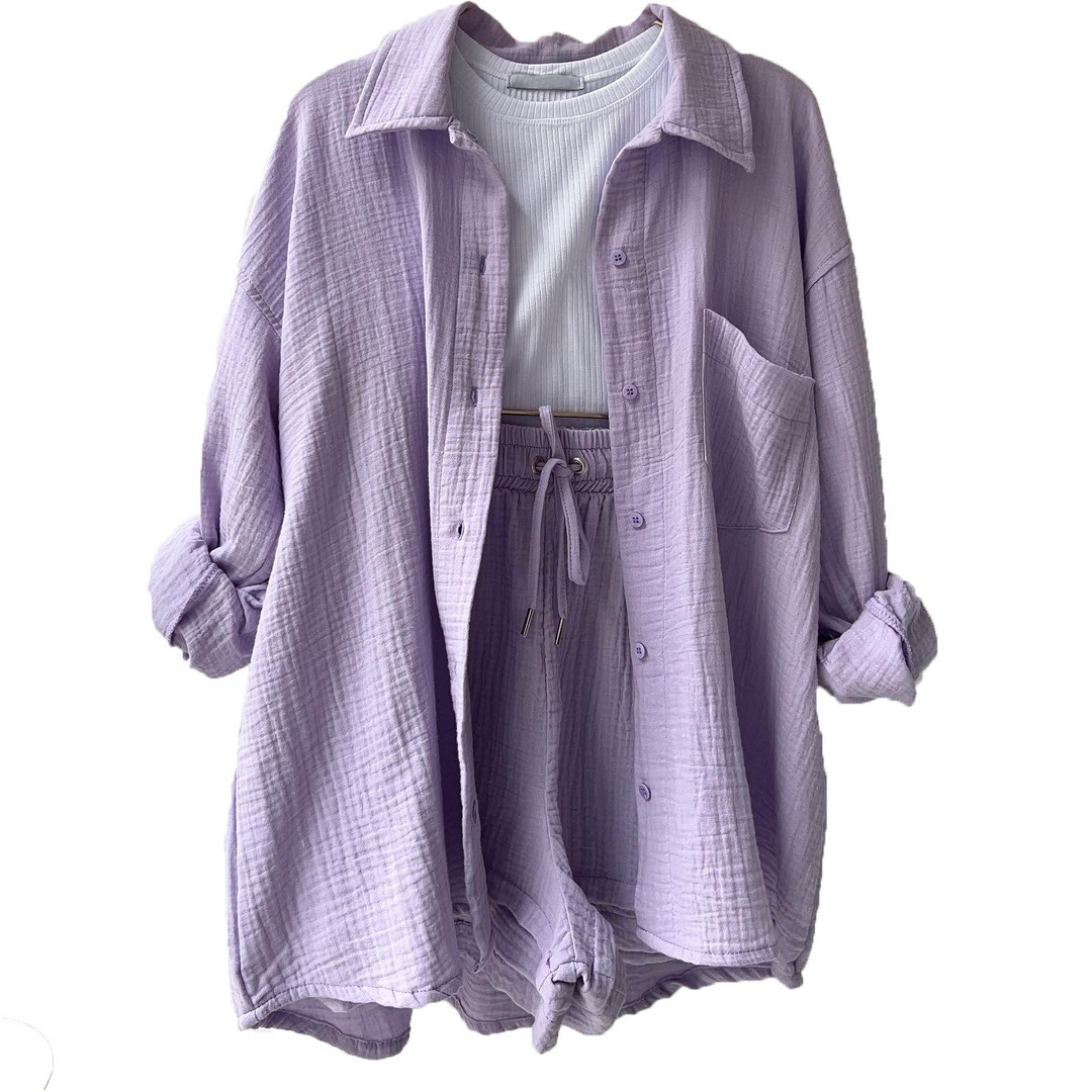 R&B | Lässiges Baumwoll-Loungewear-Set