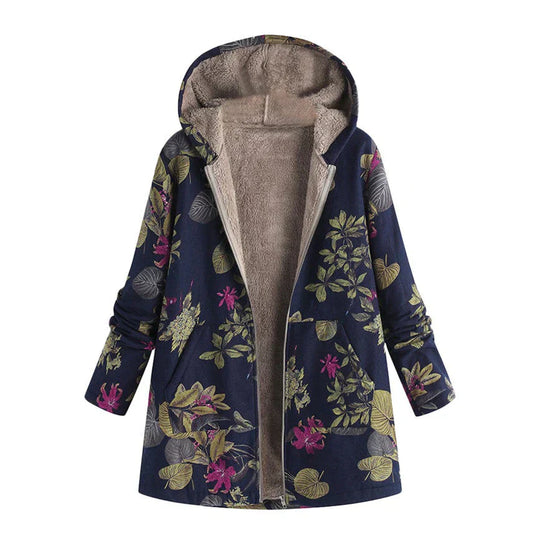 R&B | Damen Frühjahrsjacke mit Kapuze und Fronttaschen