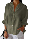 R&B | Damen Bluse Unifarben | Leicht & Sommerlich