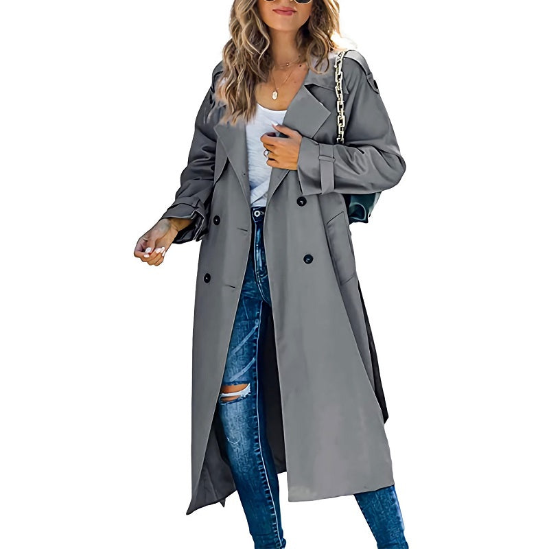 R&B | Trenchcoat mit Verstellbaren Bündchen für Frauen - Winter
