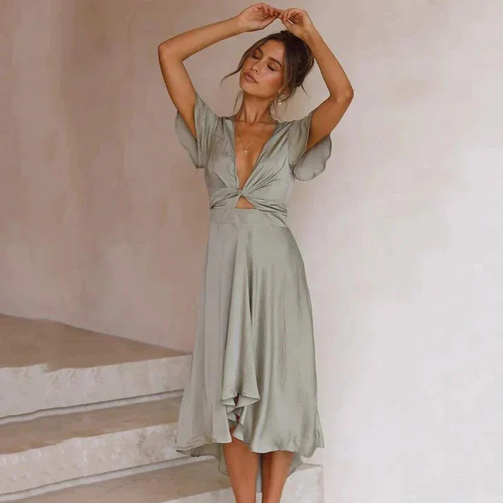 Heidi-Mode – Fliessendes Vintage-Stil-Sommerkleid