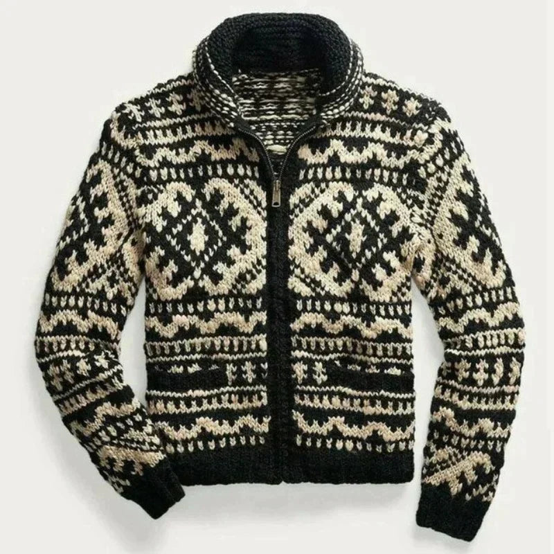 R&B | Wärmer und Bequemer Vintage Strickpullover für Männer