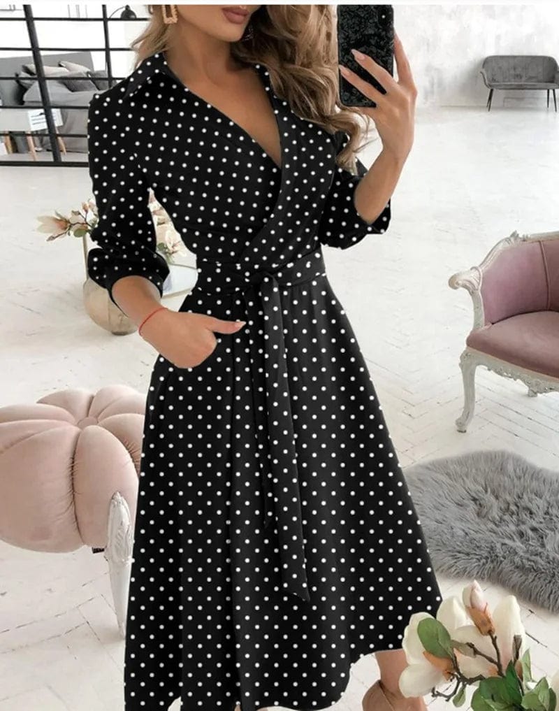 R&B | Midi Kleid Elegantes Design Formelle & Abendmode