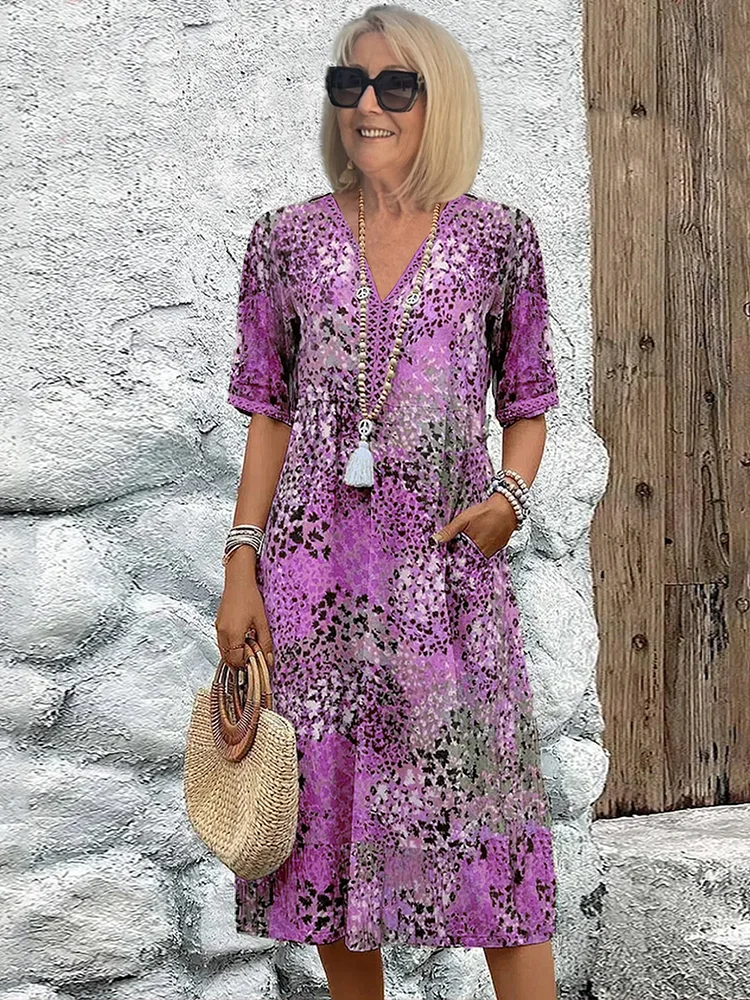 R&B | Vibrant Midi-Kleid
