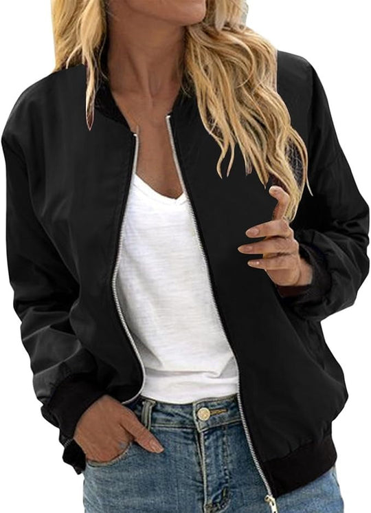 R&B | Bomberjacke mit Blumenmuster für Damen
